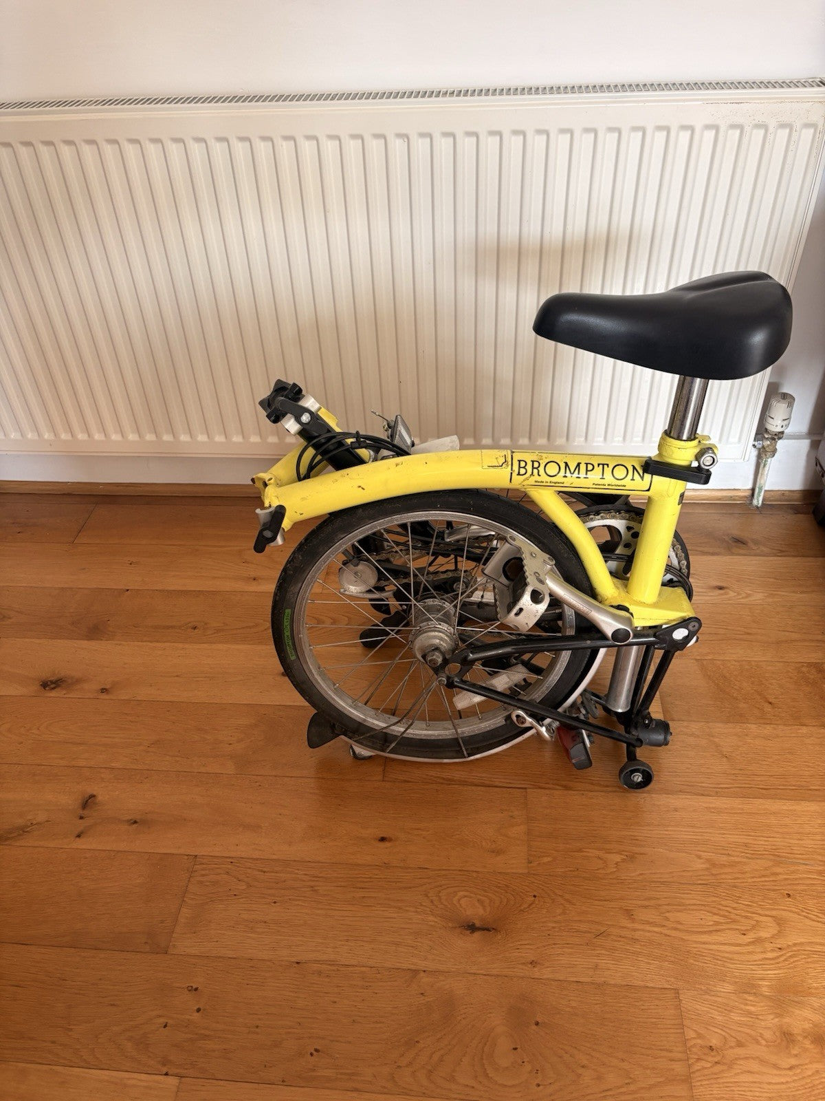 Brompton M3L Folding Bike 2002 Yellow