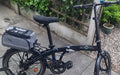 Ecosmo Folding Bike 20in Black, Mudguards, Rear Rack, 7-Speed, Reflectors
