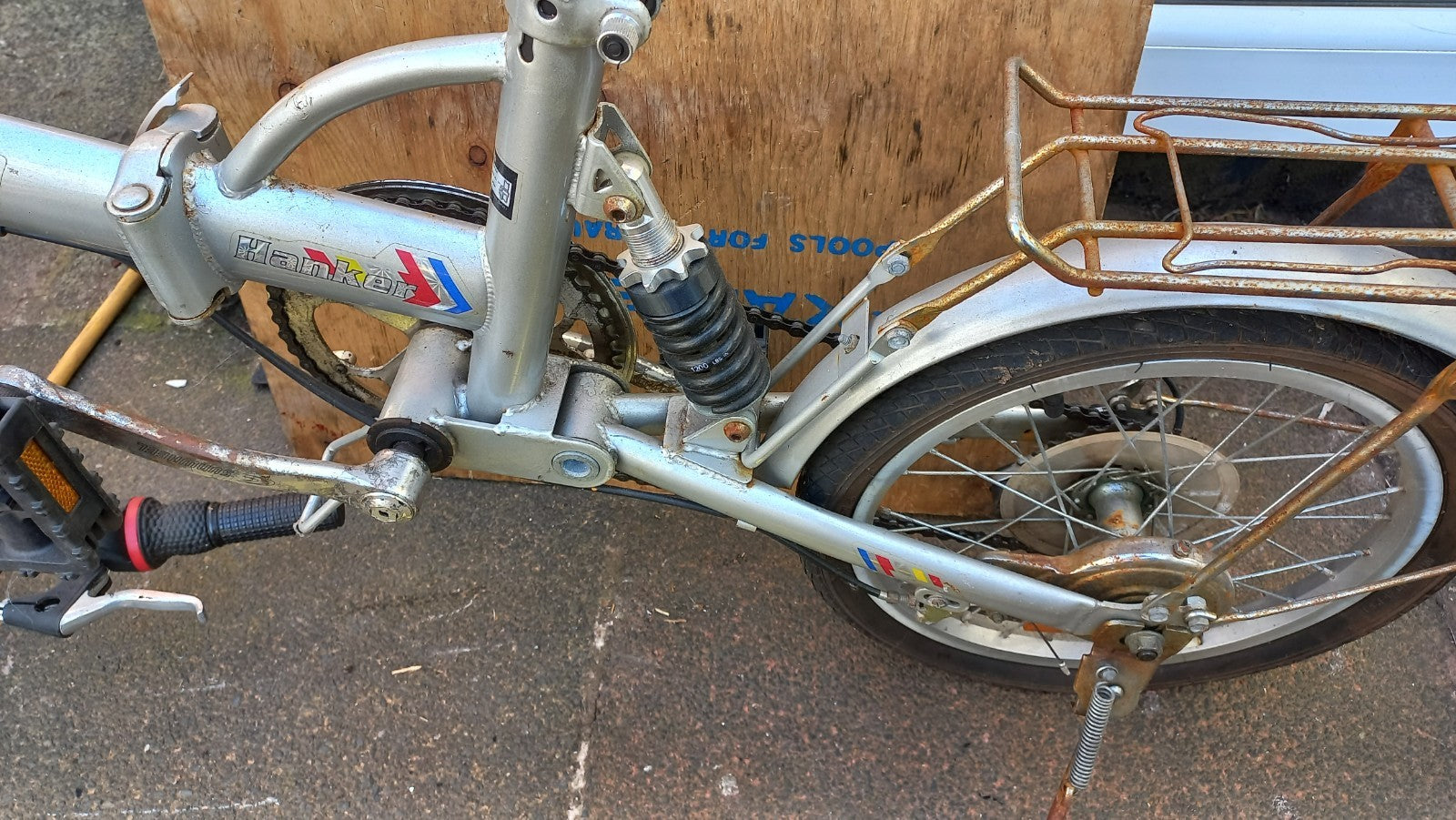 Aomeisi Folding Bike 5-Speed Suspension