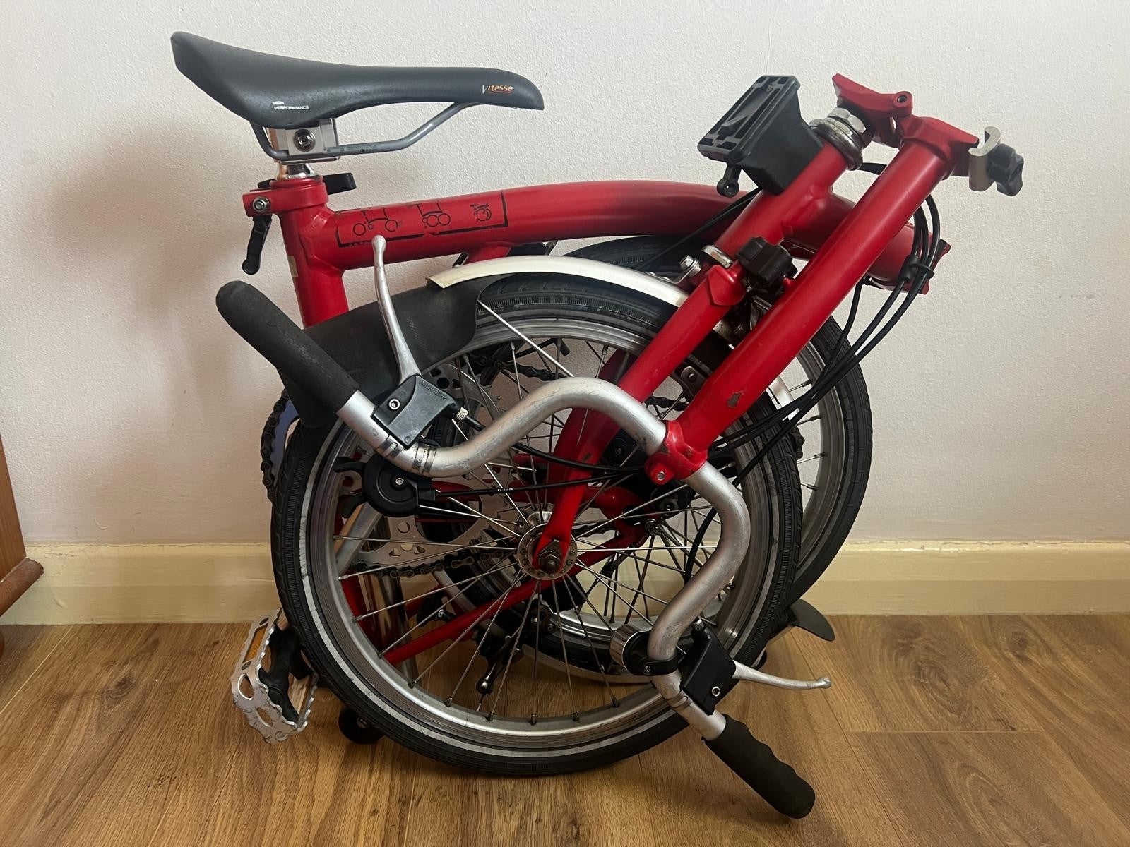 Brompton C Line M3L (3 Speed)  folding bicycle - Black