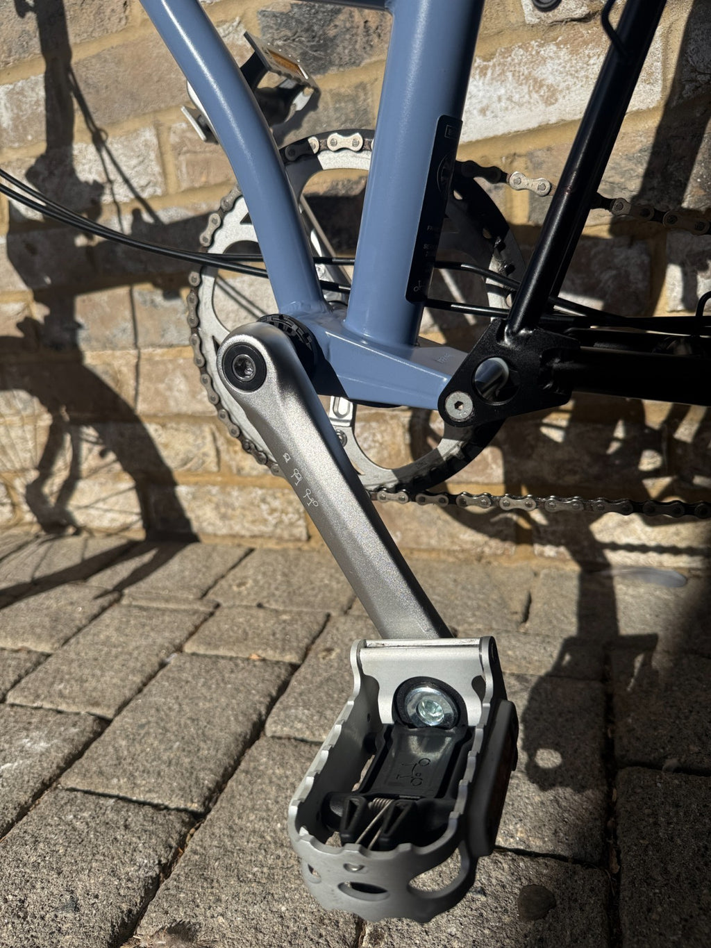 Brompton Cloud Blue & Black - C Line Mid M3L - WORLDWIDE SHIP - Top Condition