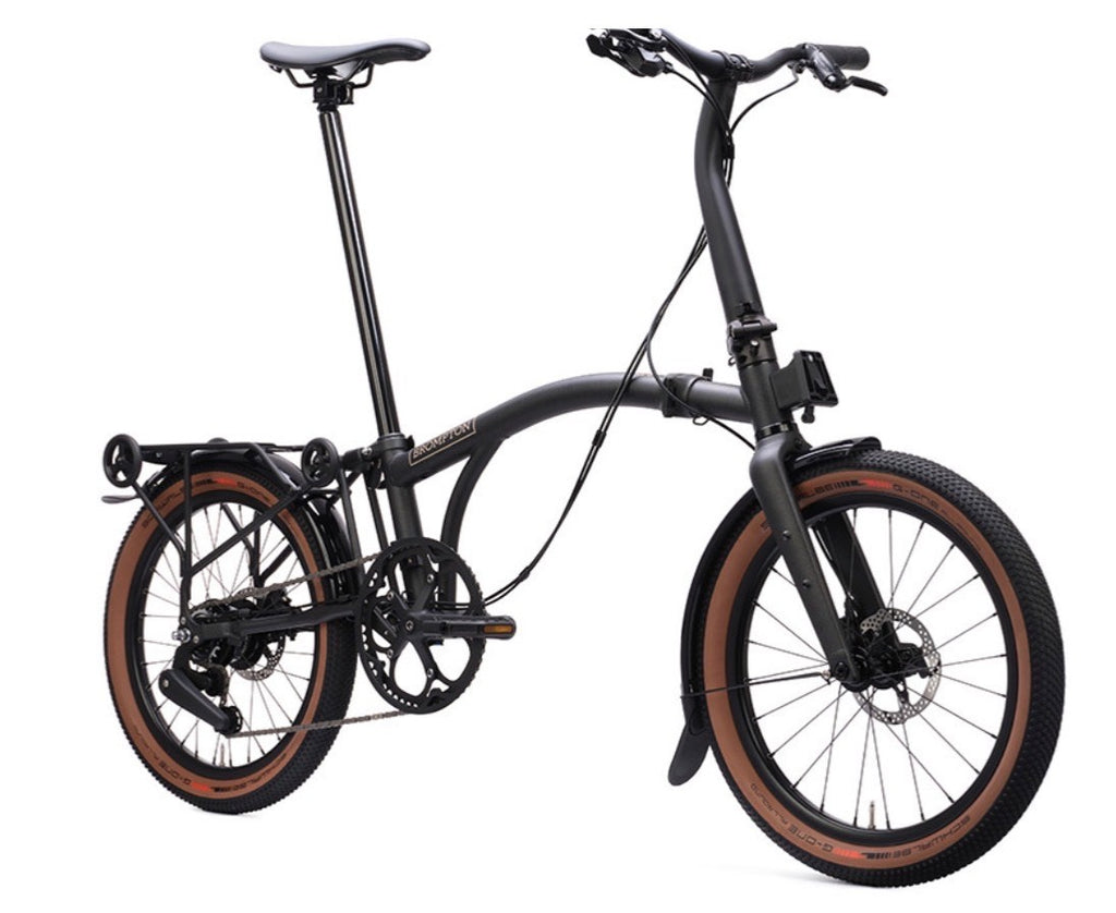 Brompton G Line with Roller Frame - 8-speed - LARGE Space Black - NEW RRP £2749