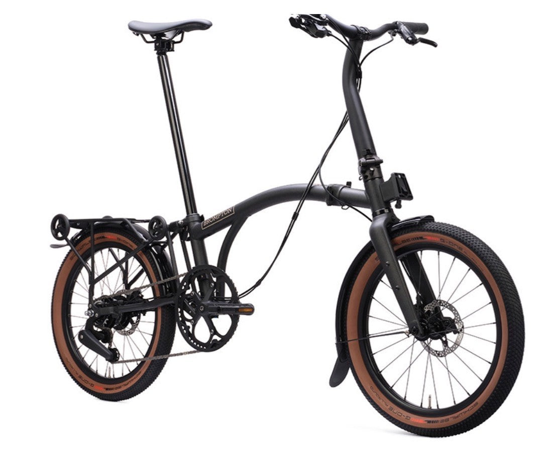 Brompton G Line with Roller Frame - 8-speed - LARGE Space Black - NEW RRP £2749