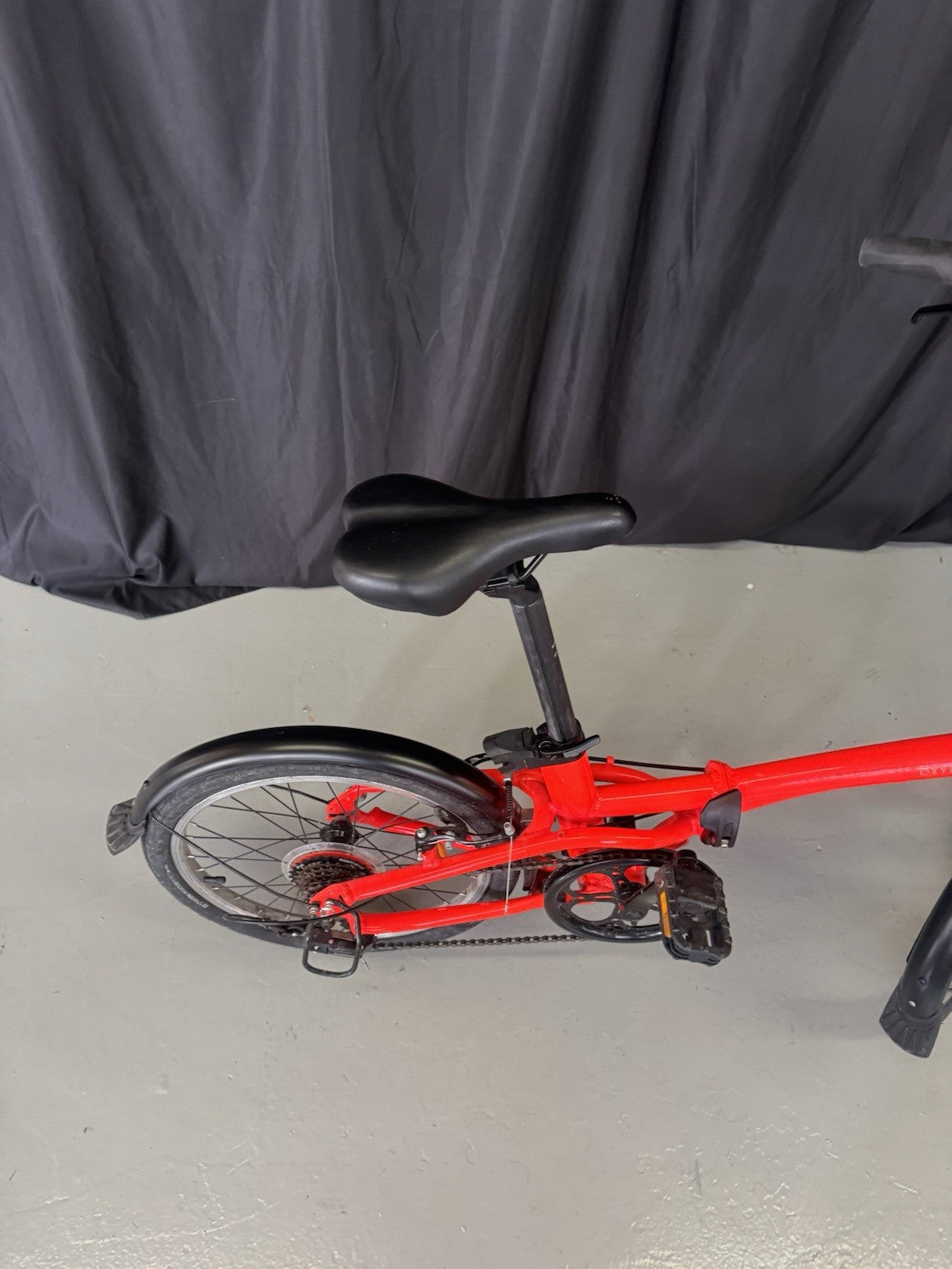 Oxylane Tilt 500 Foldable Bicycle Orange 7-Speed