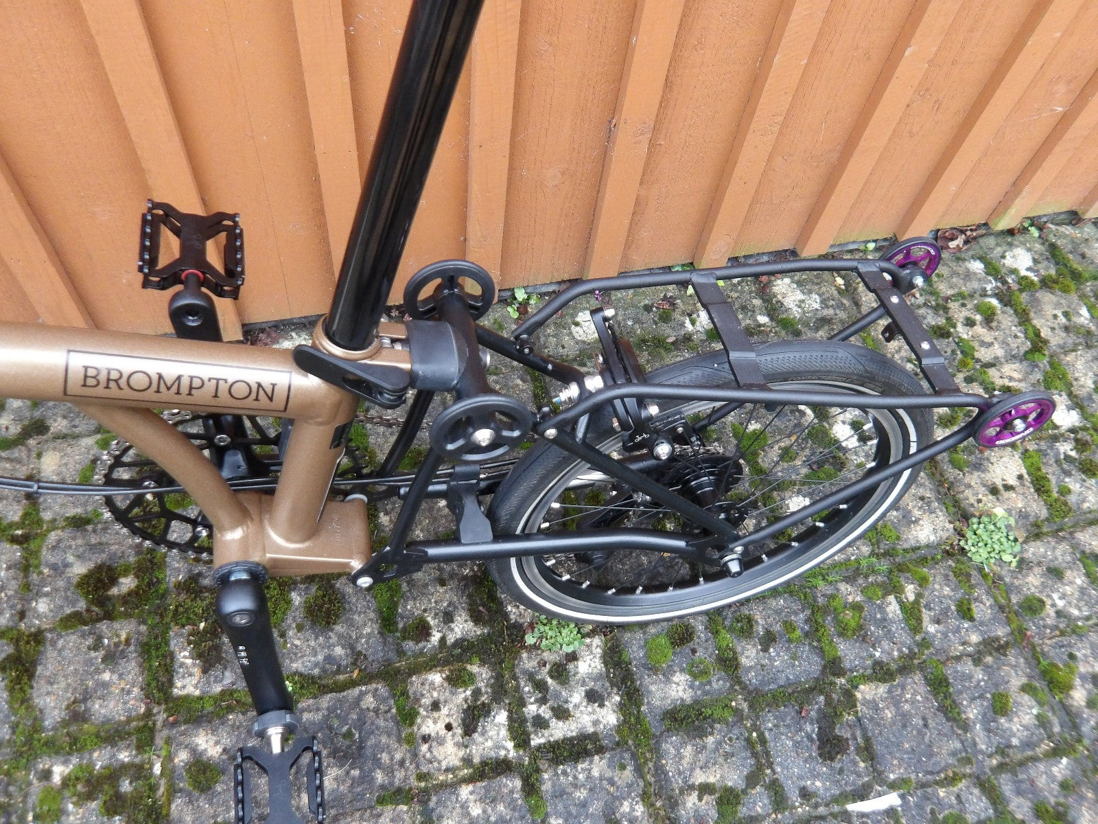 Brompton P Line 4 speed 2025 Metallic Bronze