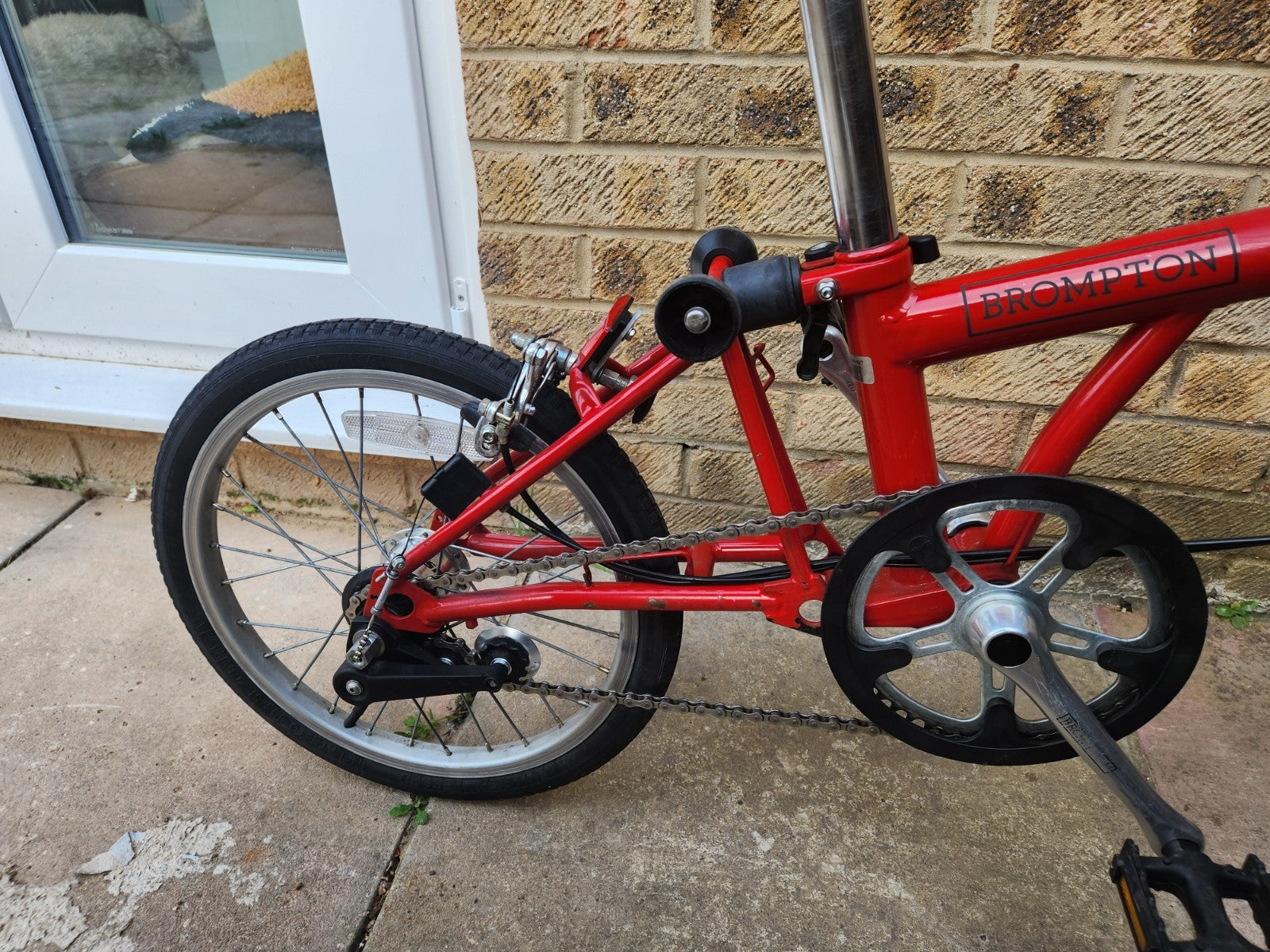 Vintage 2006 Brompton M3E Folding Bike - 3 Speed - Red - Classic M-Bars