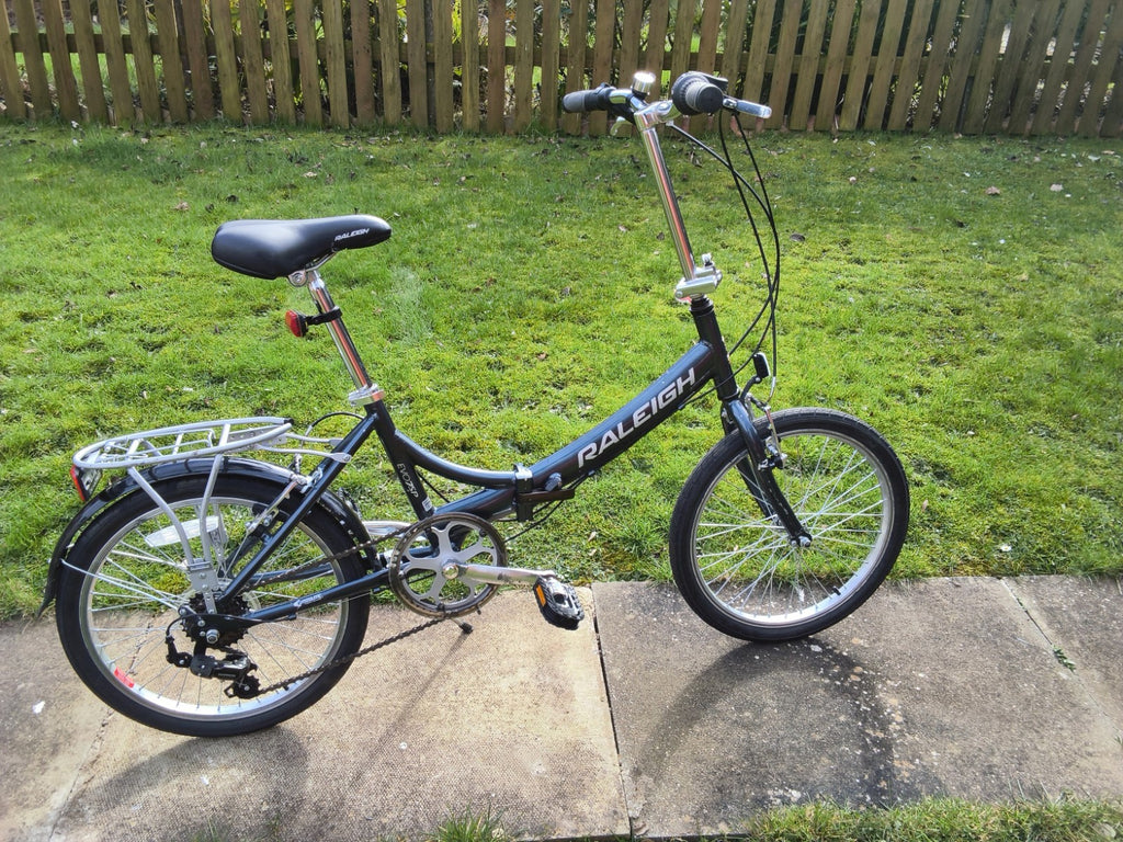 Raleigh EV07SP Folding Bicycle 20" Wheels, Unisex, Working Order
