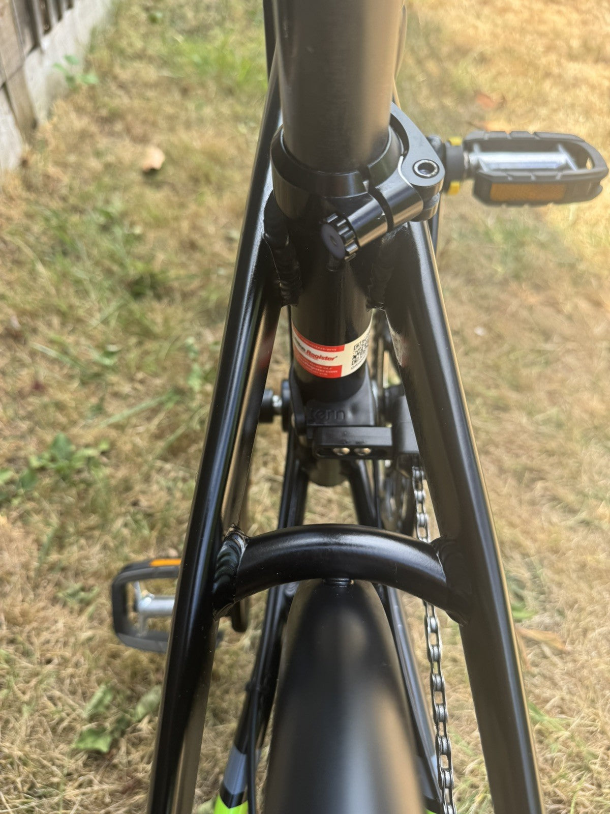 TERN VERGE P10 LIGHTWEIGHT FOLDING BIKE 10 SPEED + EXTRAS - SATIN BLACK - EX CON
