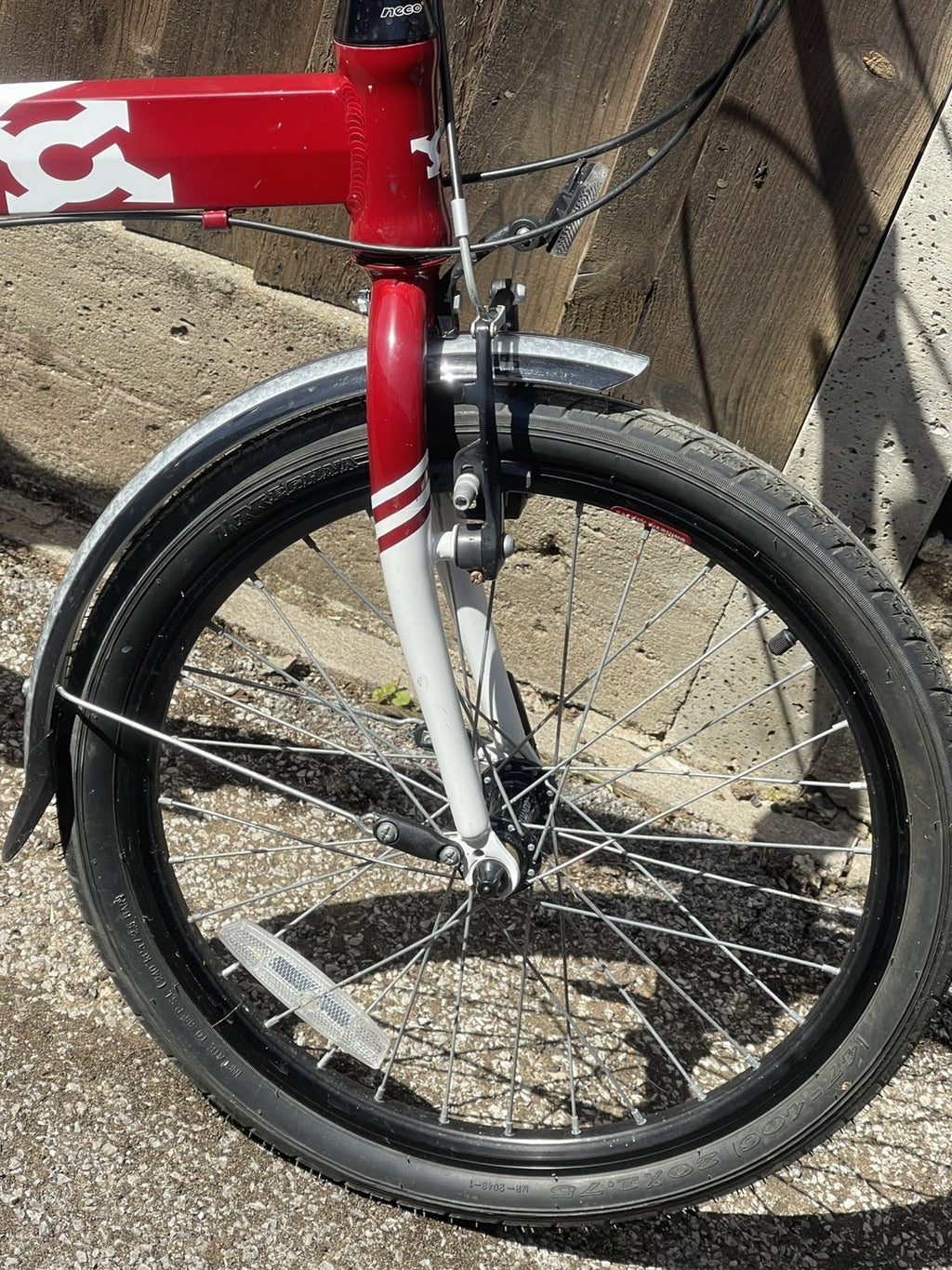 Compass 'Northern' Folding Bike - Blue/White