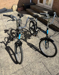 2 x Adults Black Classic Saker Folding Bike Venture Series 20" Shimano 6-speed