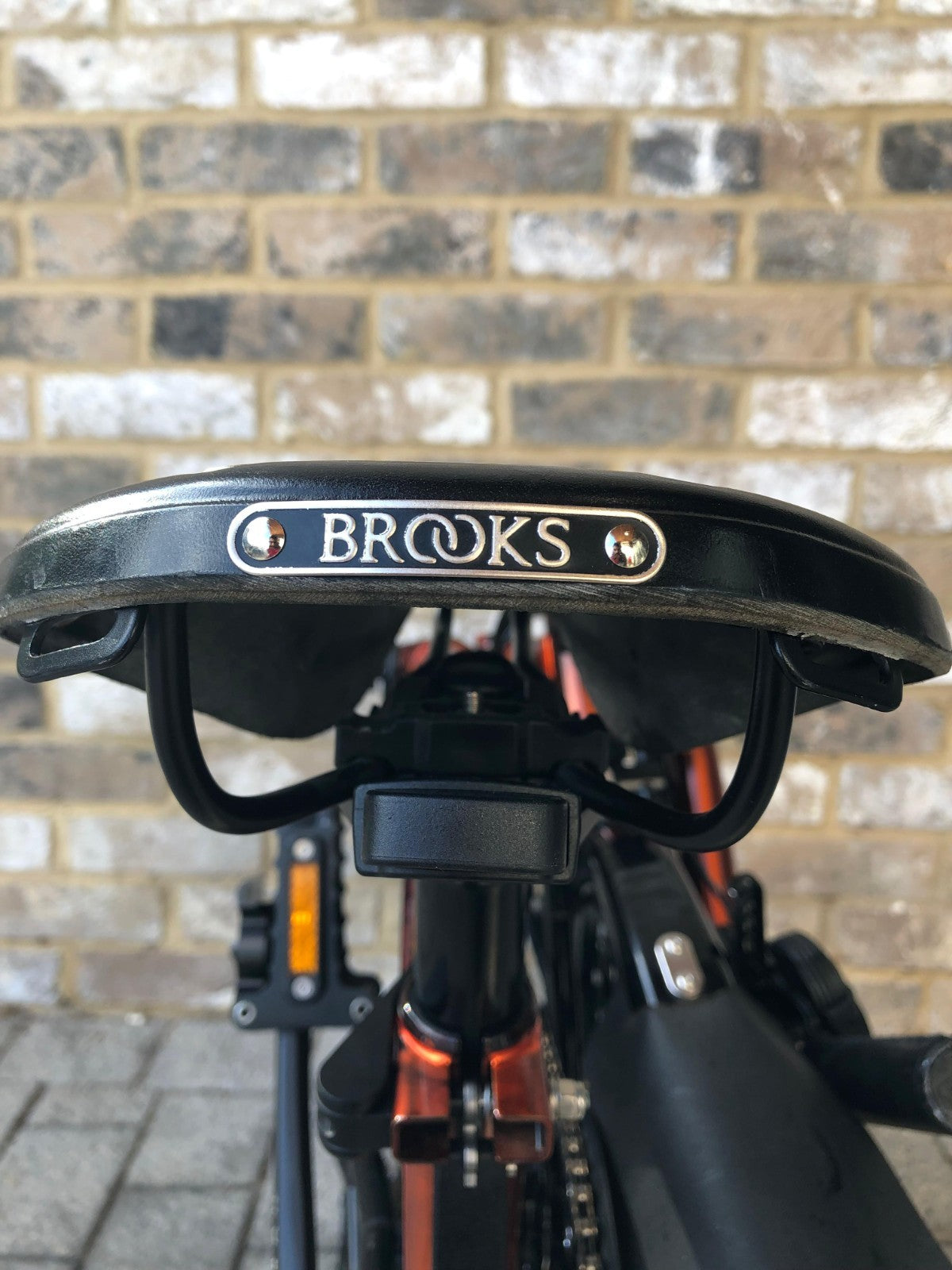Brompton Flame Lacquer (Black Edition) Superlight Titanium with £400+ of extras