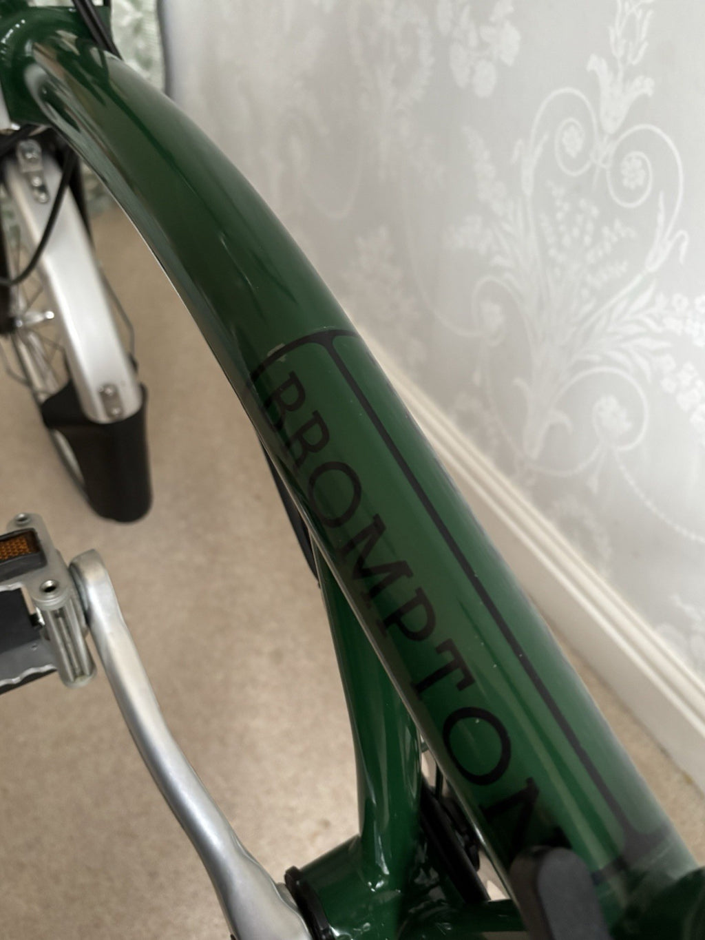 Brompton M3R folding bicycle in Racing Green / Black - New Timewarp Condition