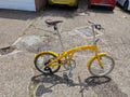 Bobbin Yellow Folding Bicycle Like Brompton Folding Bike