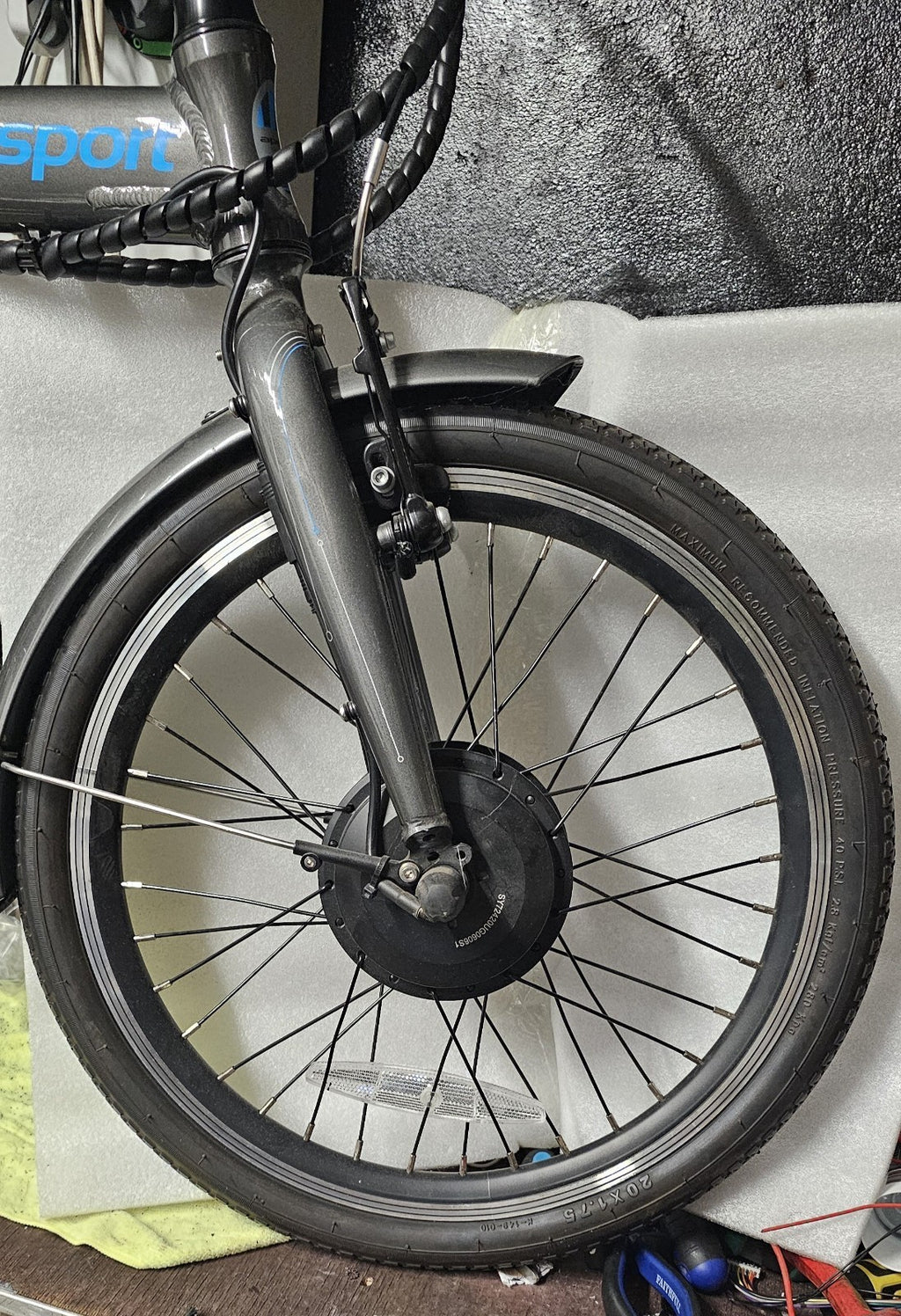 Apollo Transport 20" Wheel V Brake 6 Speed Folding Bike Grey Alloy A