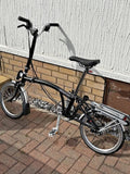 Brompton C Line H6R (6 Speed) folding bicycle - Black (MINT CONDITION)