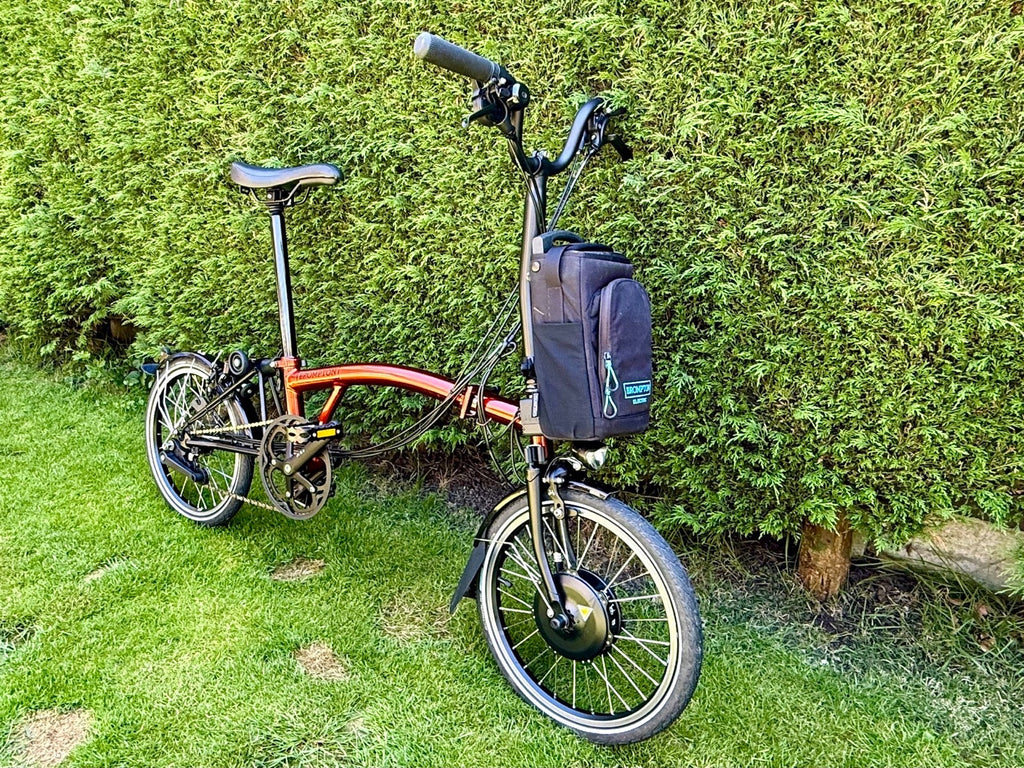 Brompton (Elect) C Line Explore Flame Lacquer - Mid Bars - 2024