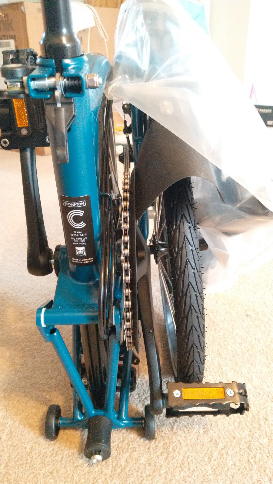 Brompton C line M6L Ocean Blue - Brand new