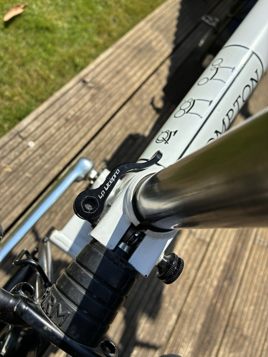 Brompton S2L Folding Bike White