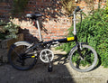 Tern Link C7 20in Folding Bike 7-Speed Black/Yellow Mudguards Kickstand