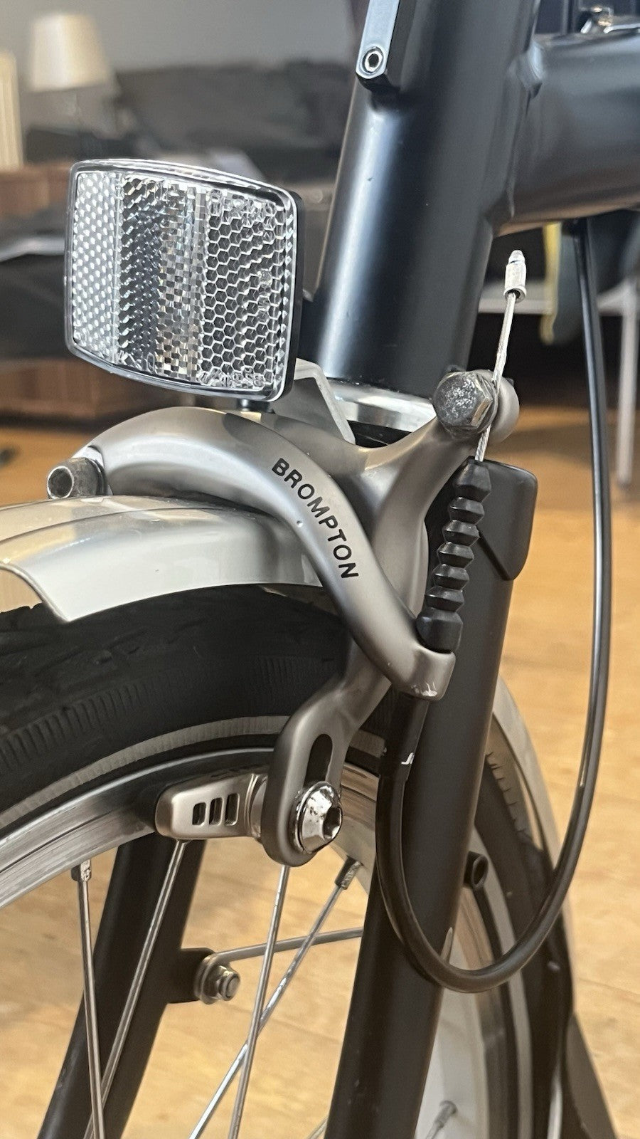 Brompton Folding Bike 3-Speed, Black