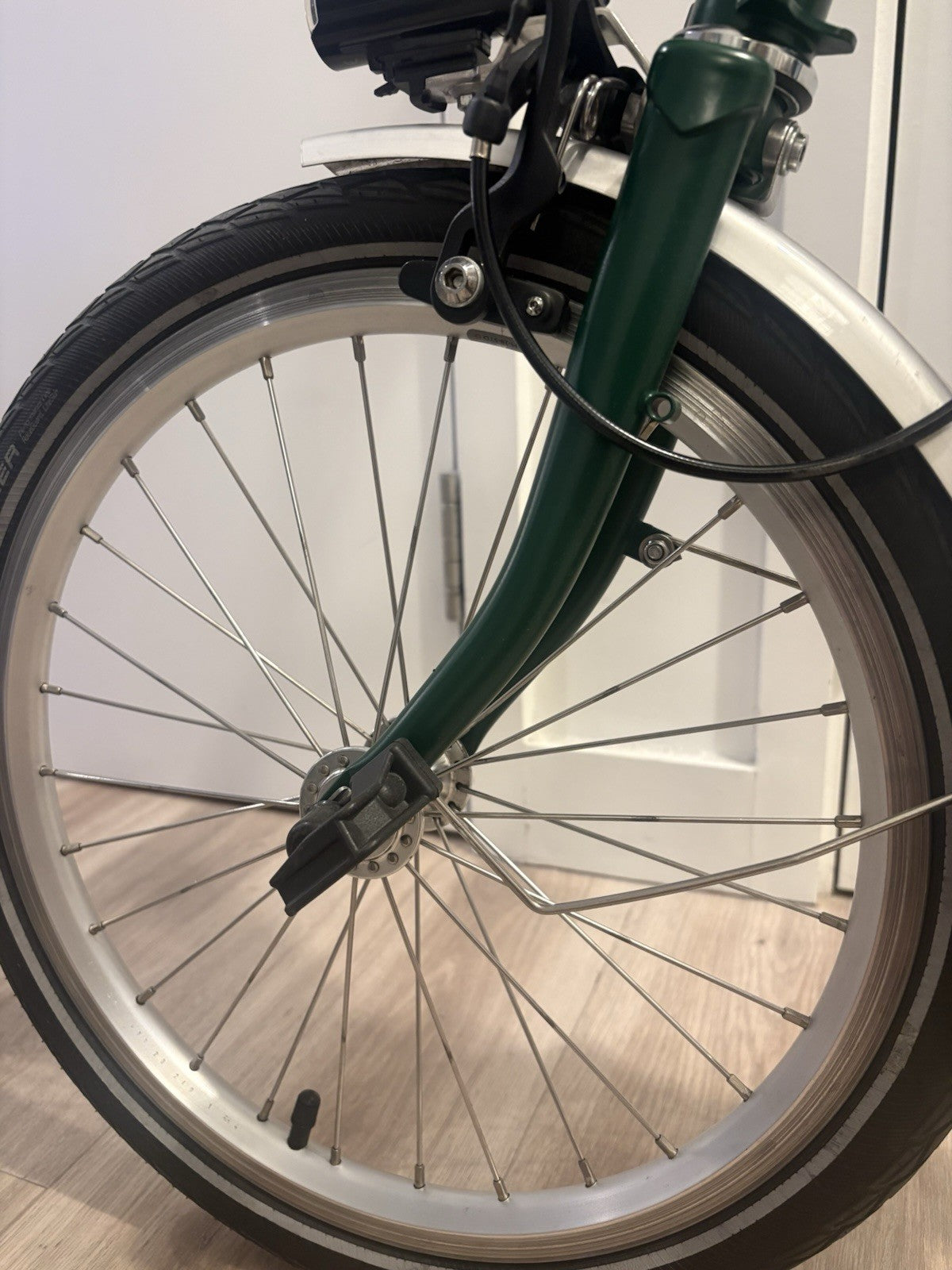 Brompton Green Folding Bike M3L serviced