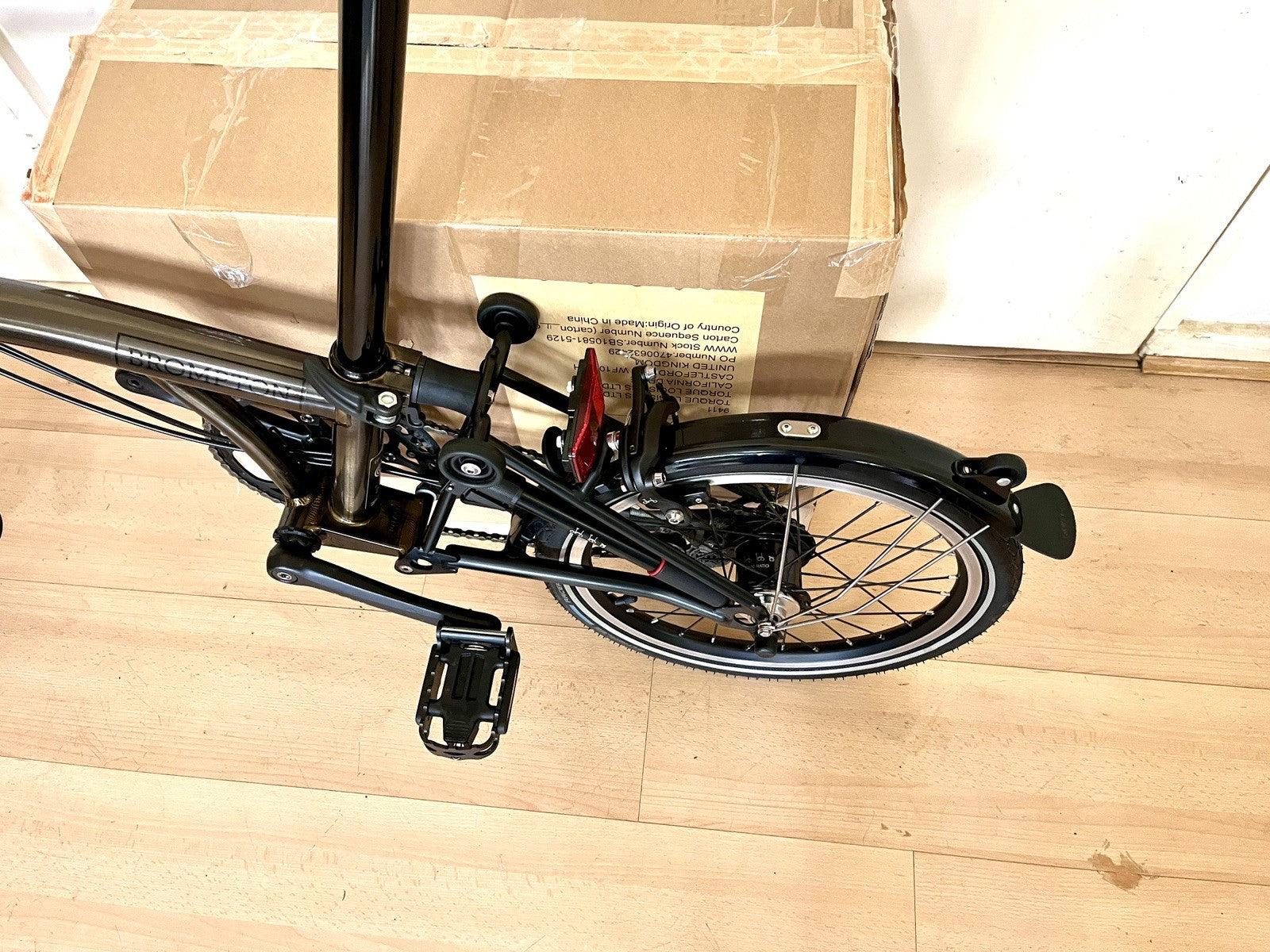 Brompton C Line Explore, 6-Speed, Black Lacquer, Black Ed, One Size Handlebar