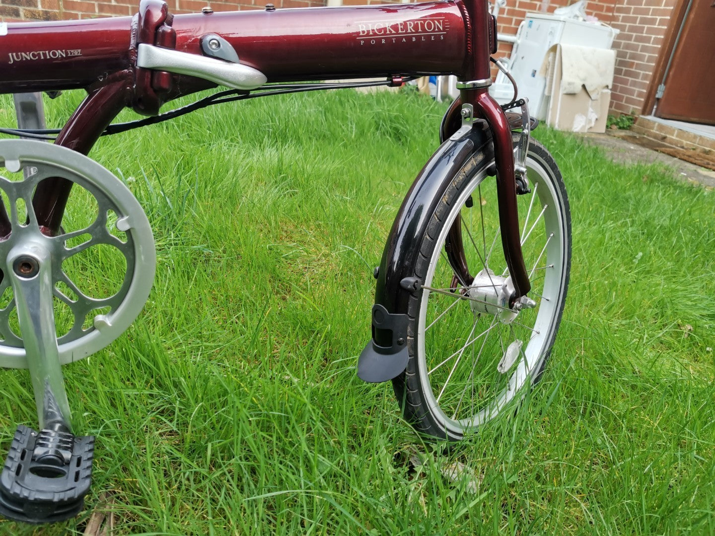 Bickerton Junction 1707 City Folding Bike 7 gears dynamo LED light
