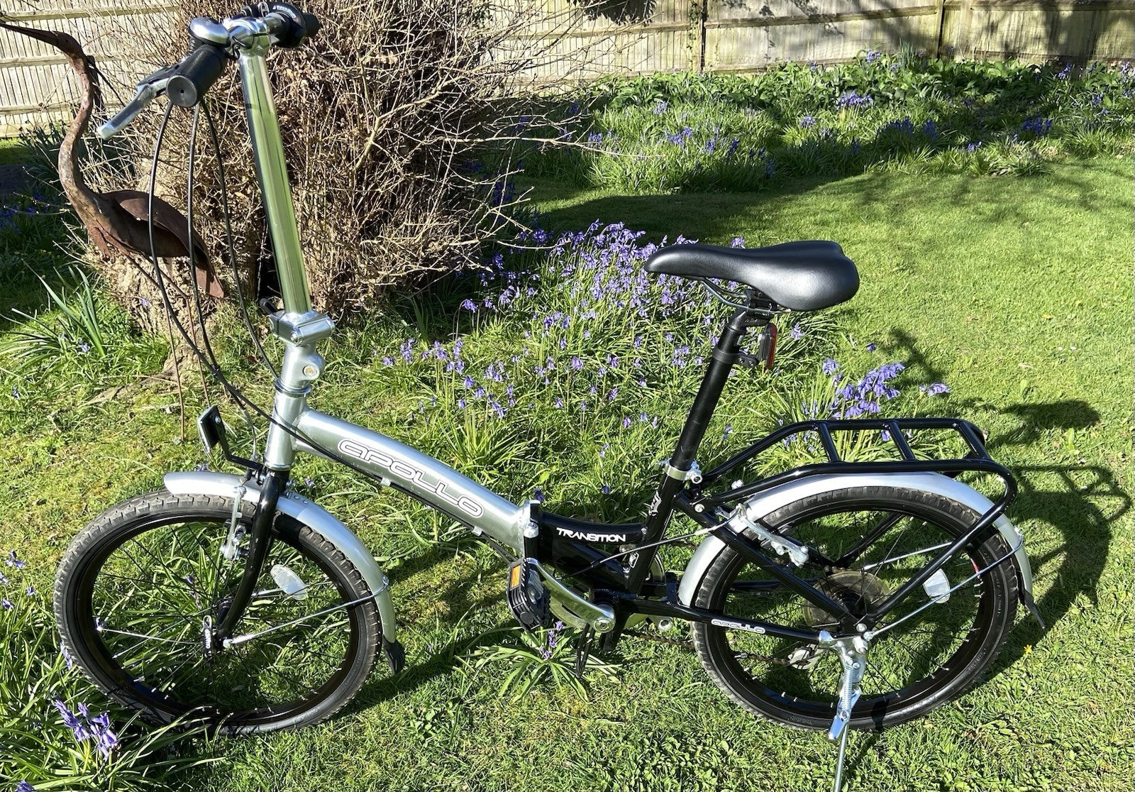 Apollo Transition Folding Cycle-Excellent Condition-Hardly Used-C/W Storage Bag