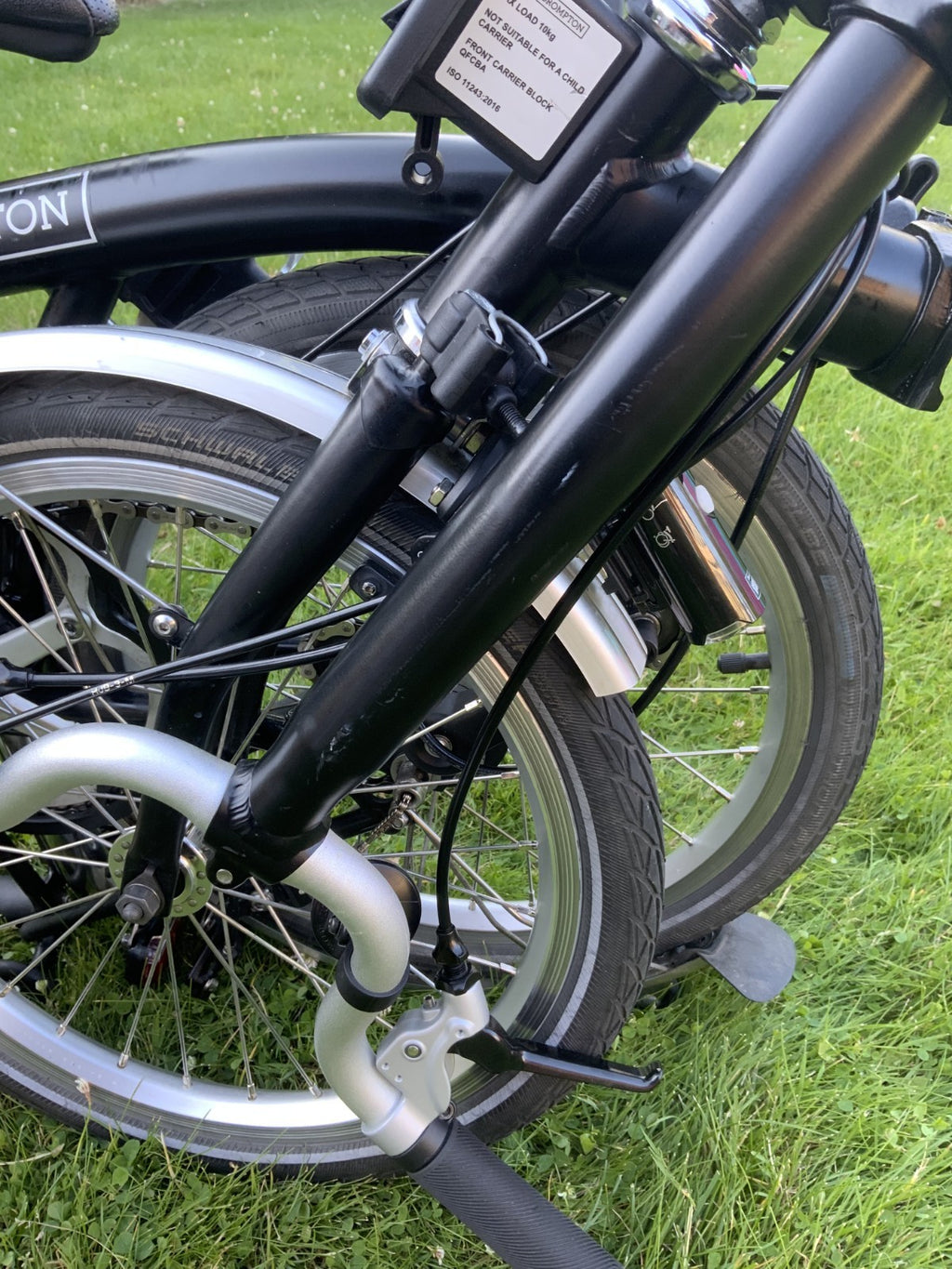 Brompton 2019 M3L folding bike - with lights
