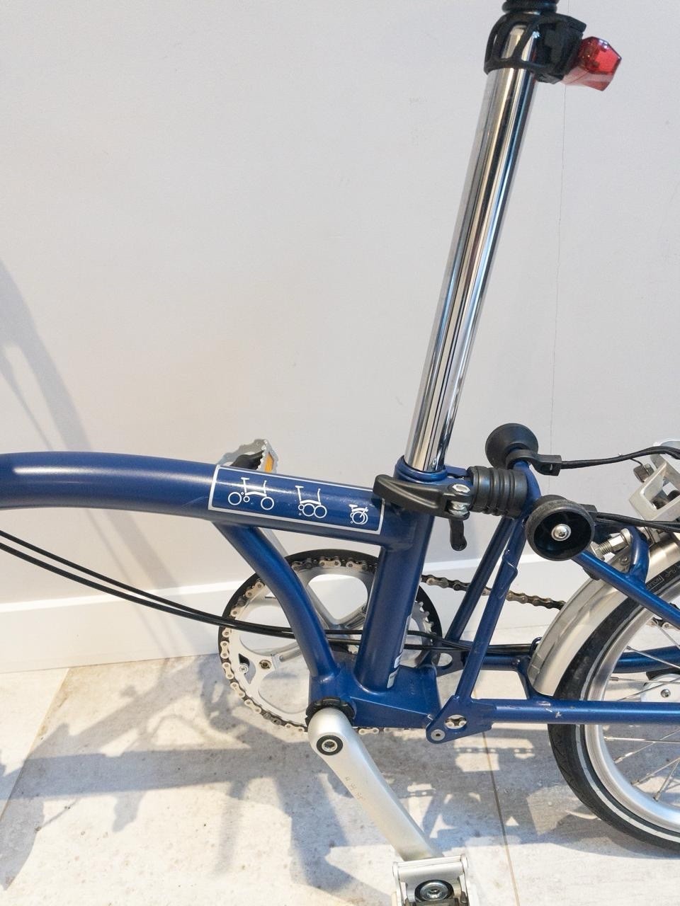 Brompton Folding Bike 2-Speed – 2018 – Made in England – Excellent Condition