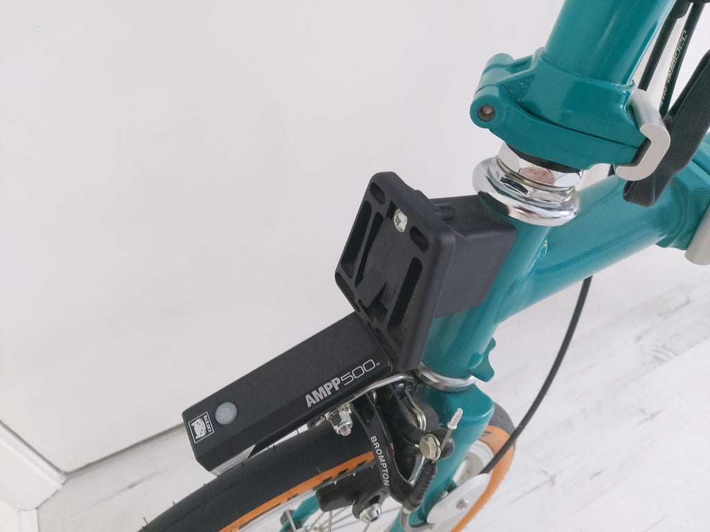 Brompton M1E Lagoon Blue Foldable Bike