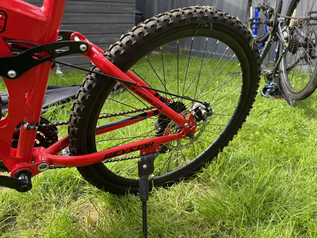 26 Inch Folding Bike, Bicystar Mountain Bike Adult bicycle Dual Suspension