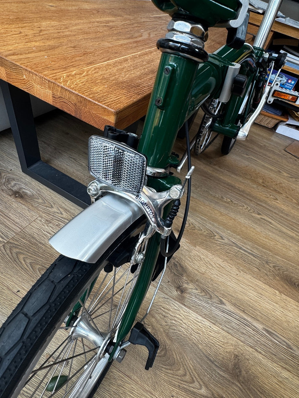 Classic 6-Speed Brompton Folding Bicycle B - Racing Green - MINT