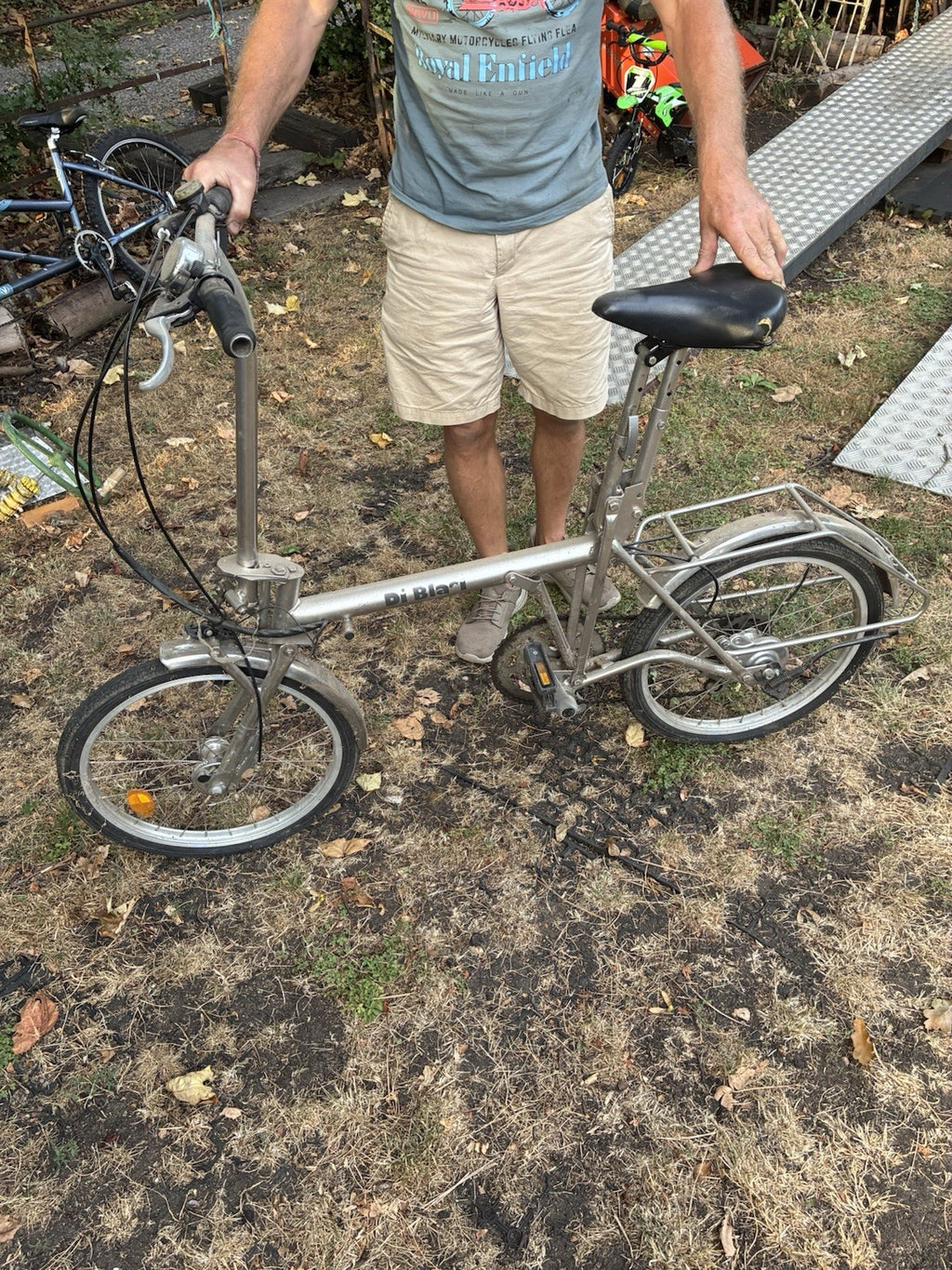 Diblasi Folding Bicycle Aluminium and Stainless Steel Frame