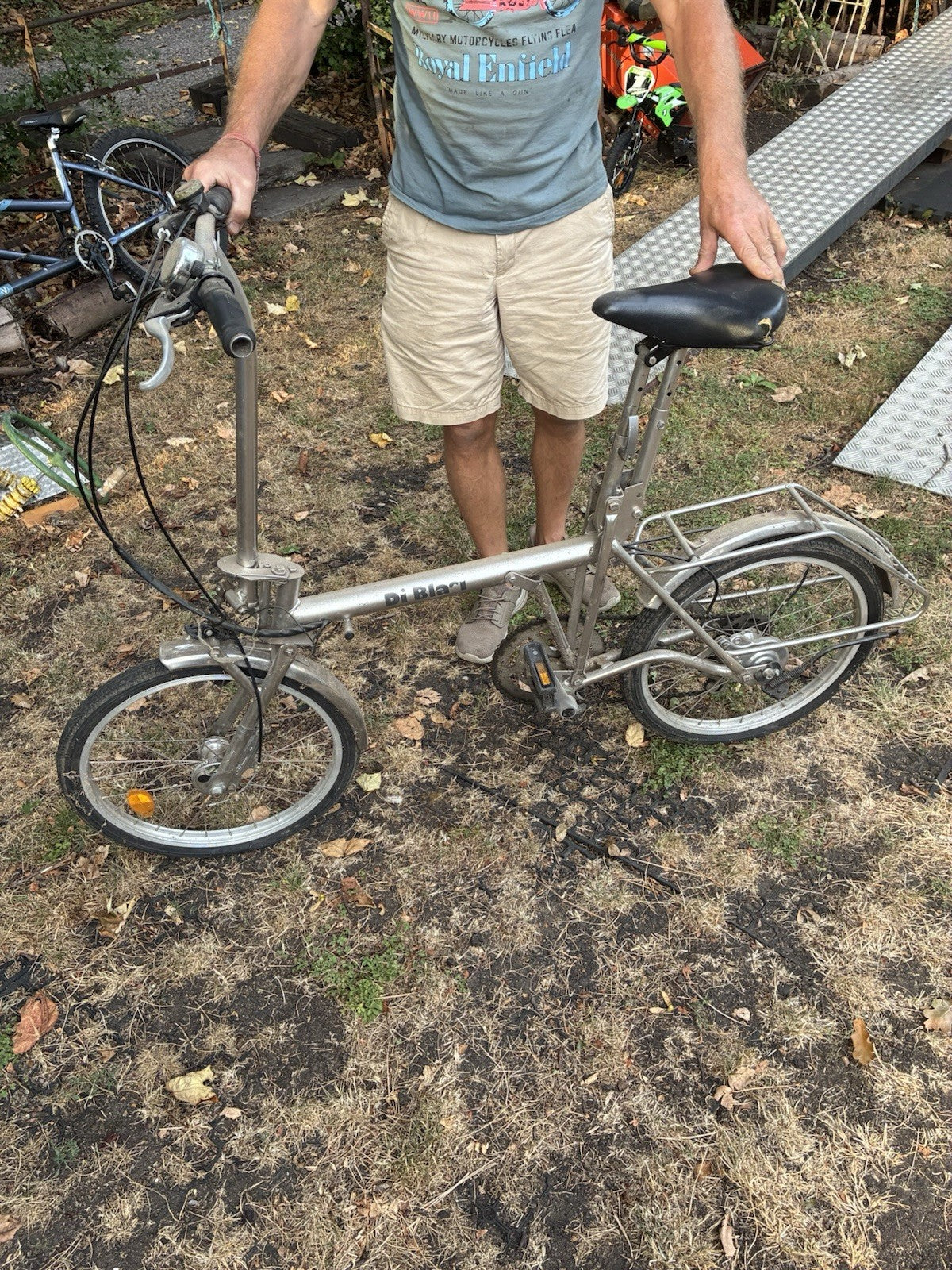 Diblasi Folding Bicycle Aluminium and Stainless Steel Frame