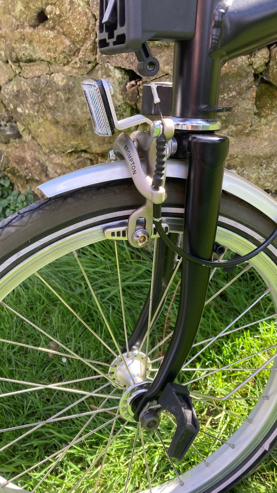 Brompton M3L Black Folding Bike - hardly used excellet condition