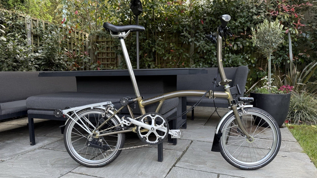 Brompton Gold Lacquer Limited Edition Bike - 6-Speed 2014 Fully upgraded