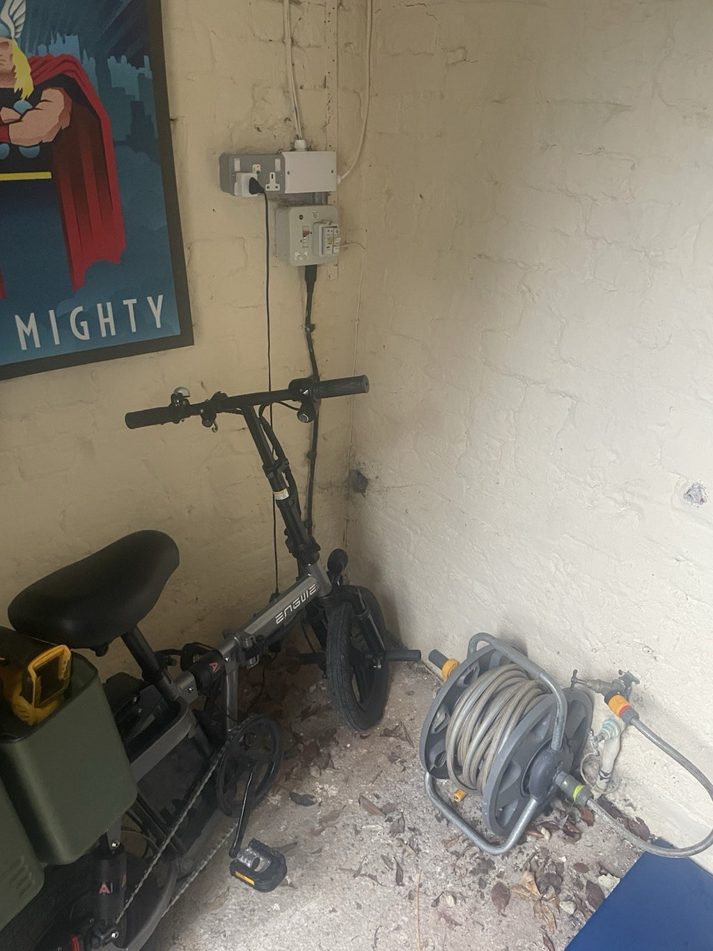 Upgraded Engwe Folding full 15mph  bike MINT!