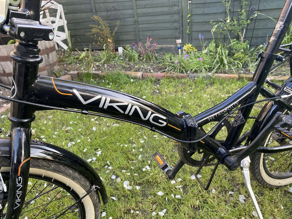 Viking Metropolis Folding Bicycle, Used Good Condition, Collection Only
