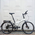 Airnimal Joey Sport Folding Bike - White - Great Mechanical Condition with Rack