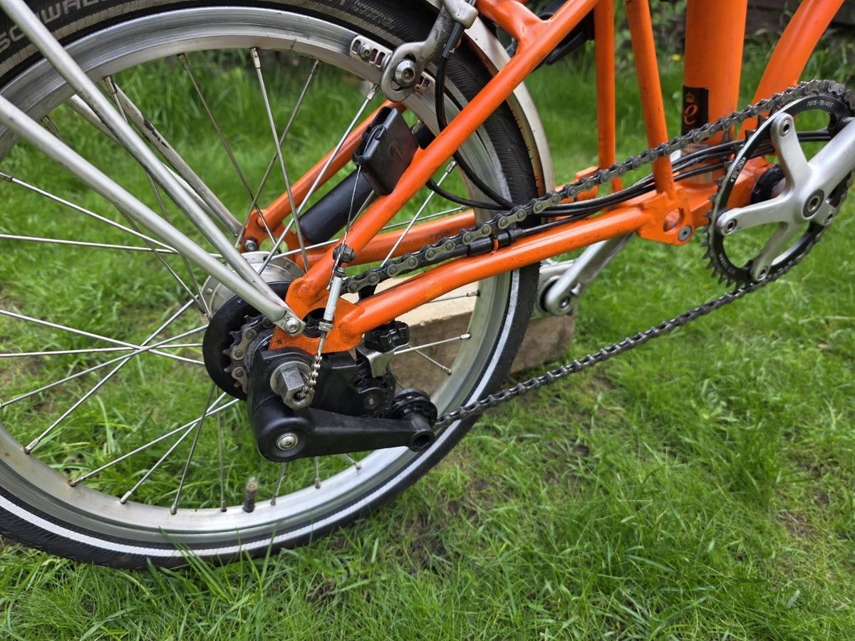 Brompton 6-speed folding bike 2013 with rear rack