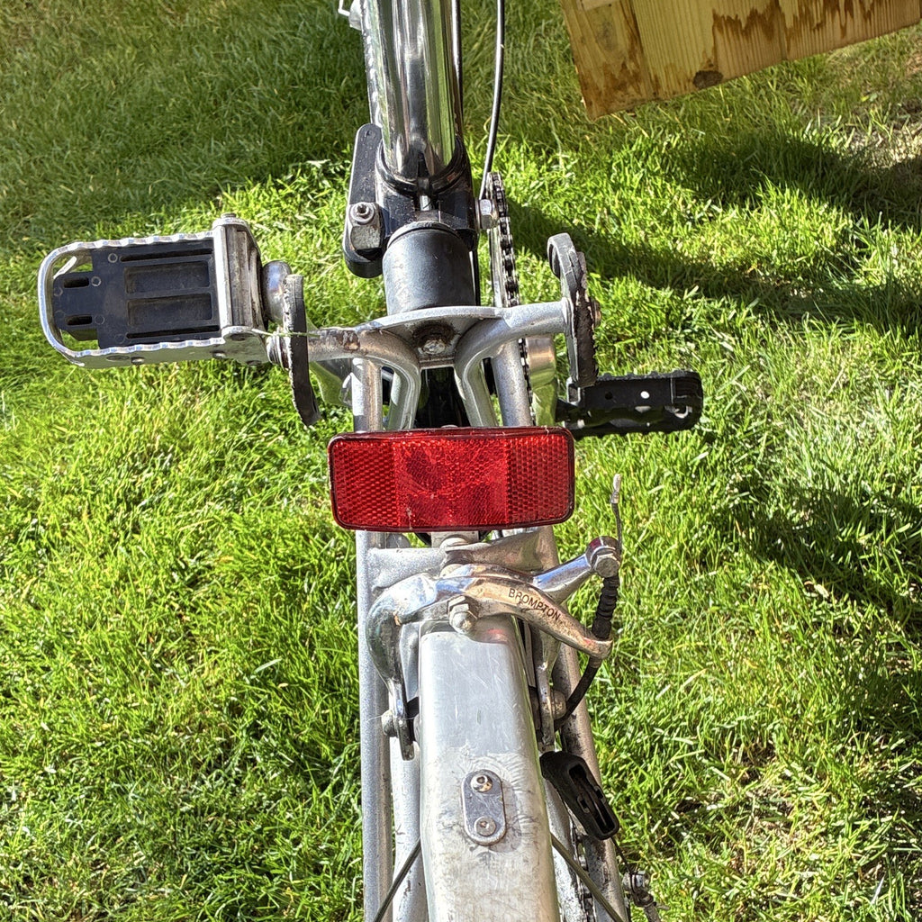 Brompton Folding Bike Black/Silver 16in Wheels Mudguards Reflectors