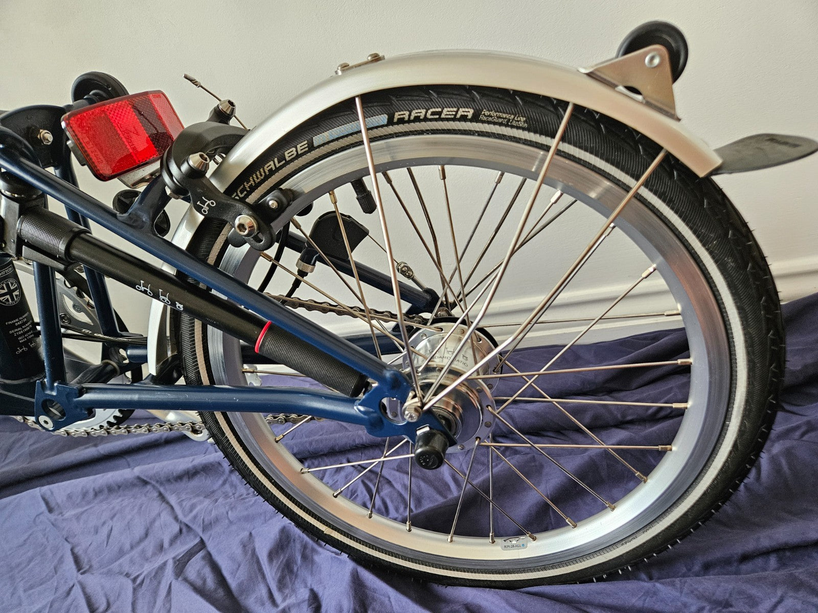 Brompton 3 Speed - C Line - M3L - Blue - excellent condition