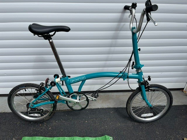 Brompton B75 16" Folding Bike - Blue