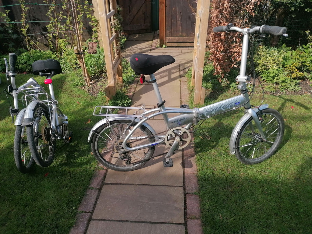 2  Viking Safari Native Folder SE , Alloy frame 20" 6-Speed Folding Bikes Silver