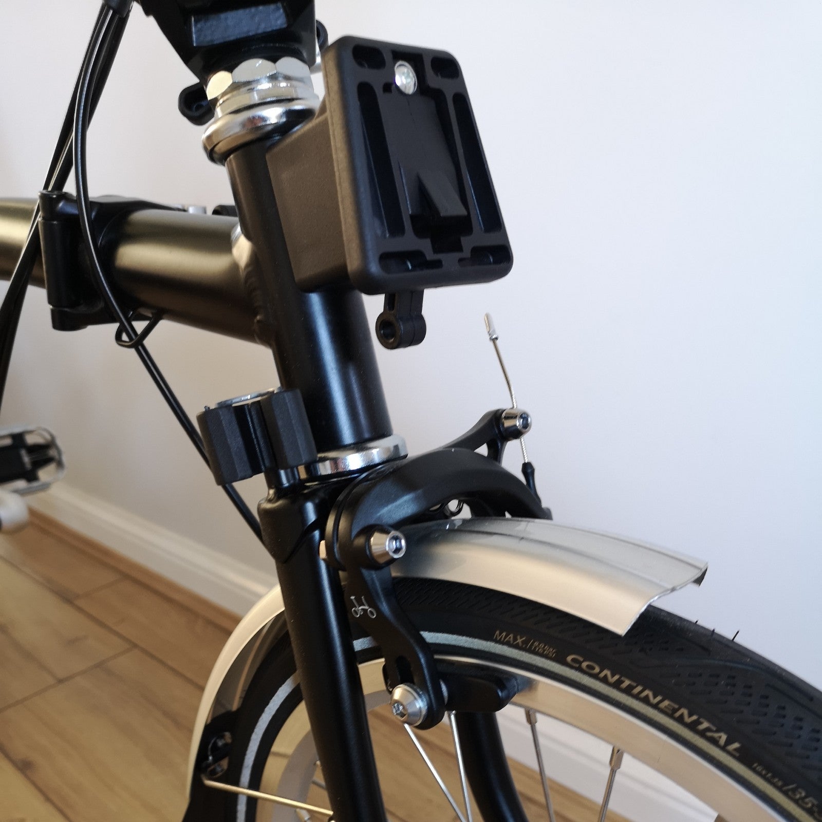 Brompton C Line Explore 6-Speed Matte Black Low Handlebar Folding Bicycle