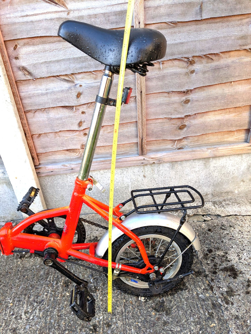 Folding Bike 12 Inch Wheels  Red great condition