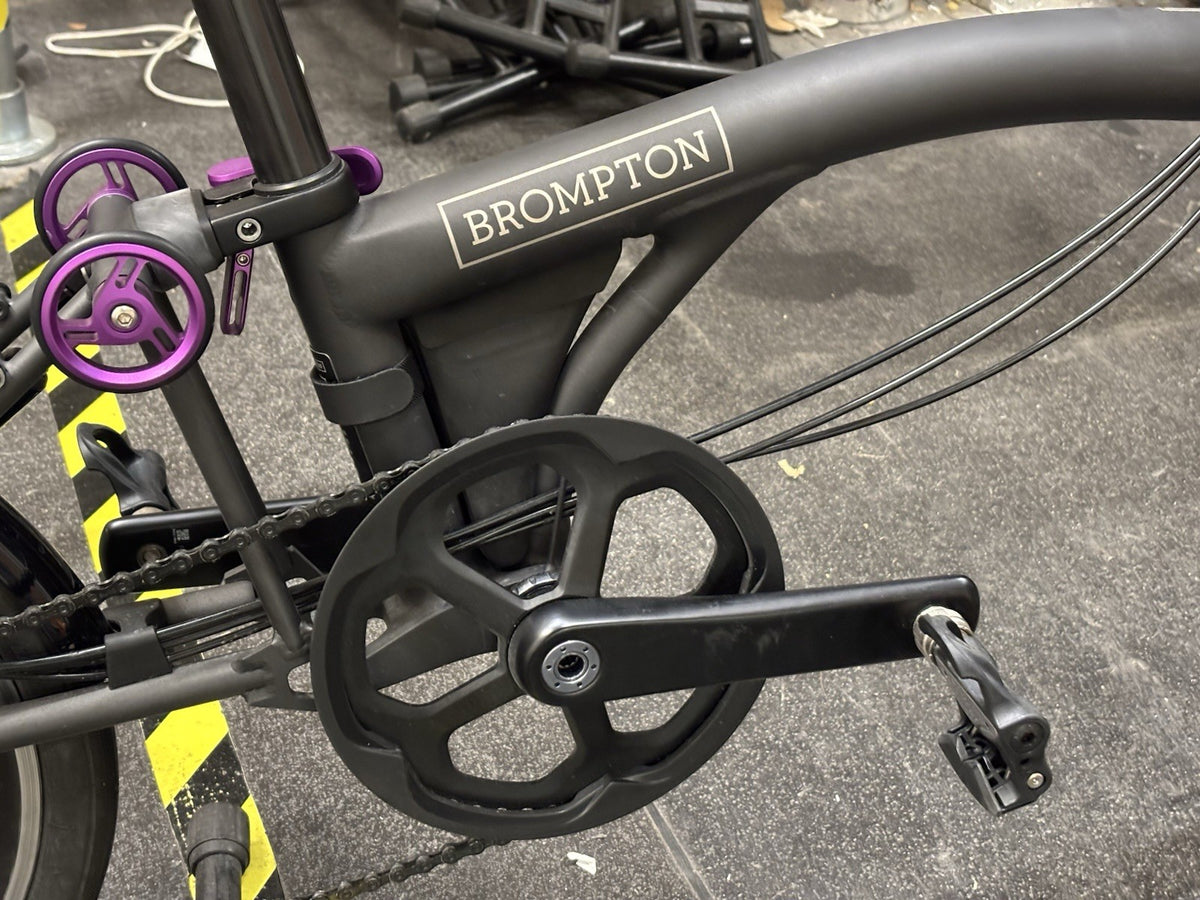 Brompton T Line Explore 12-Speed - Ceratech Black - Mid Bar