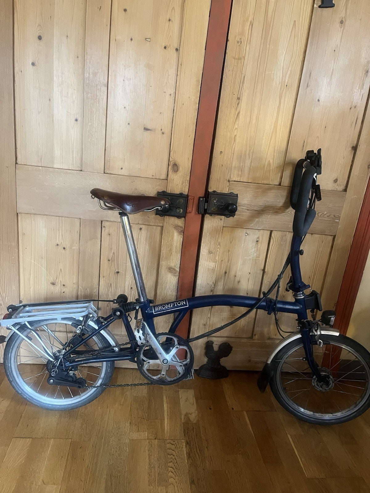 Brompton 6-Speed Folding Bike Navy blue