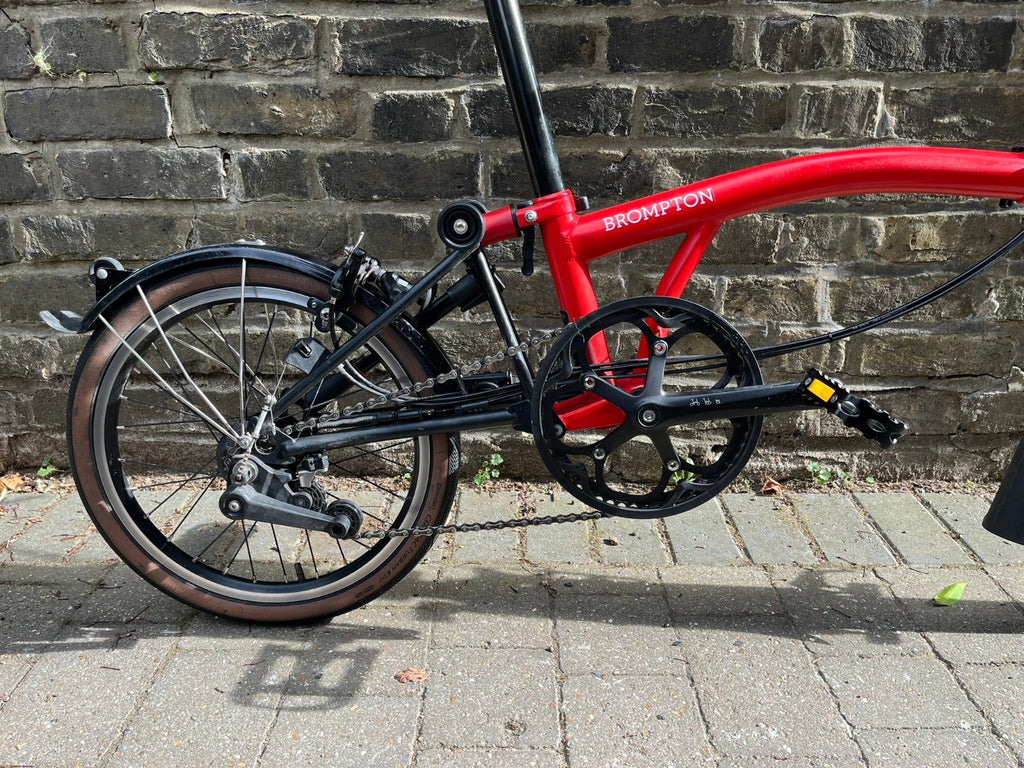 Brompton C-Line 6 speed Red Black S-type